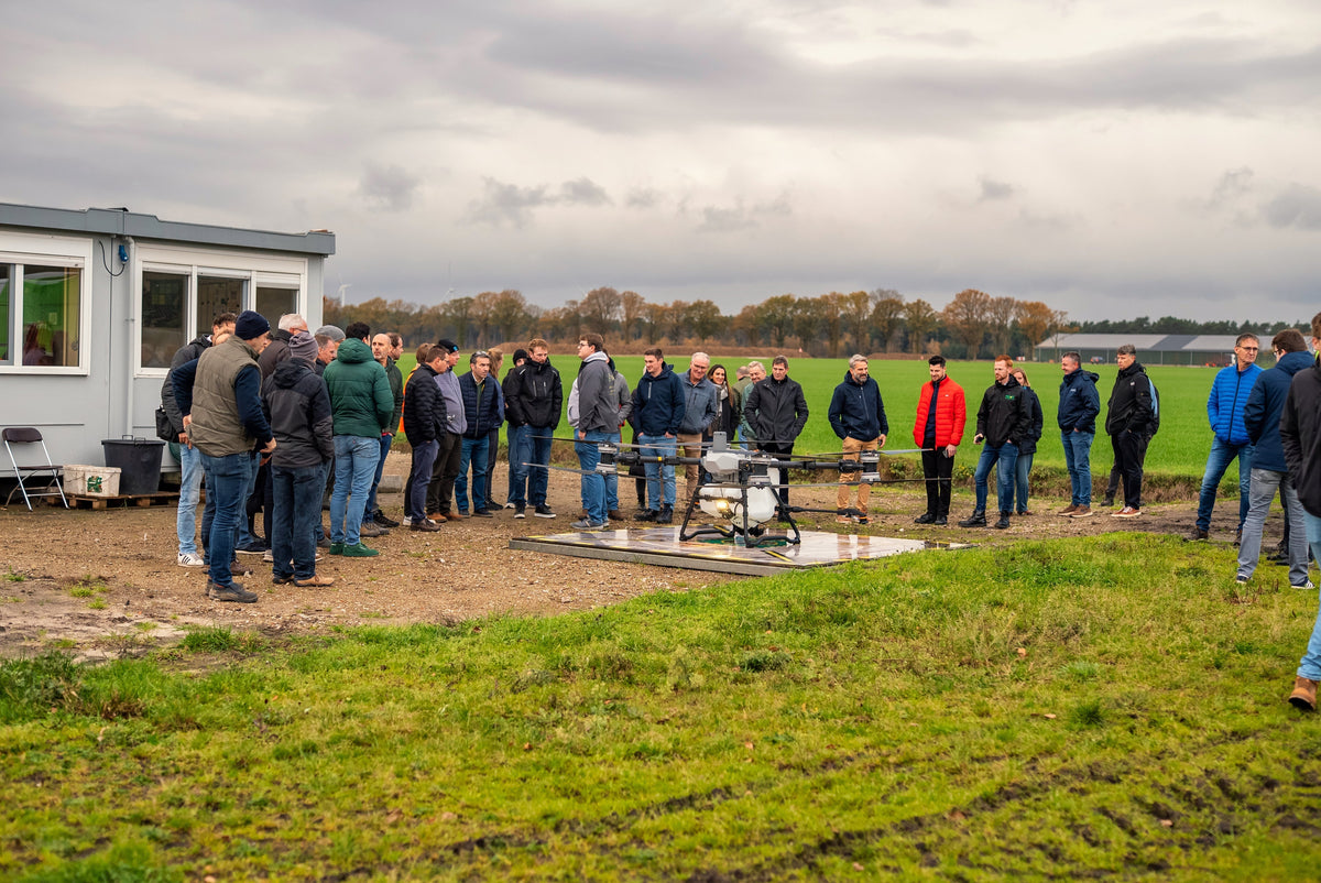 DJI Agriculture toont de nieuwe Agras T100 tijdens Agri-Drone Show